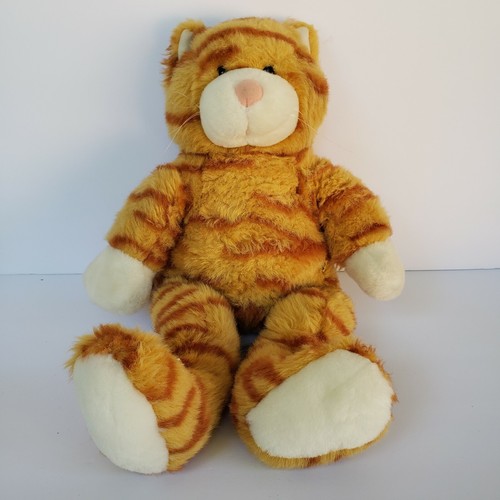 "Build a Bear Workshop BABW Peluche Naranja Atigrado Gatito Rayas Juguete Muñeca 16" - Imagen 2 de 6