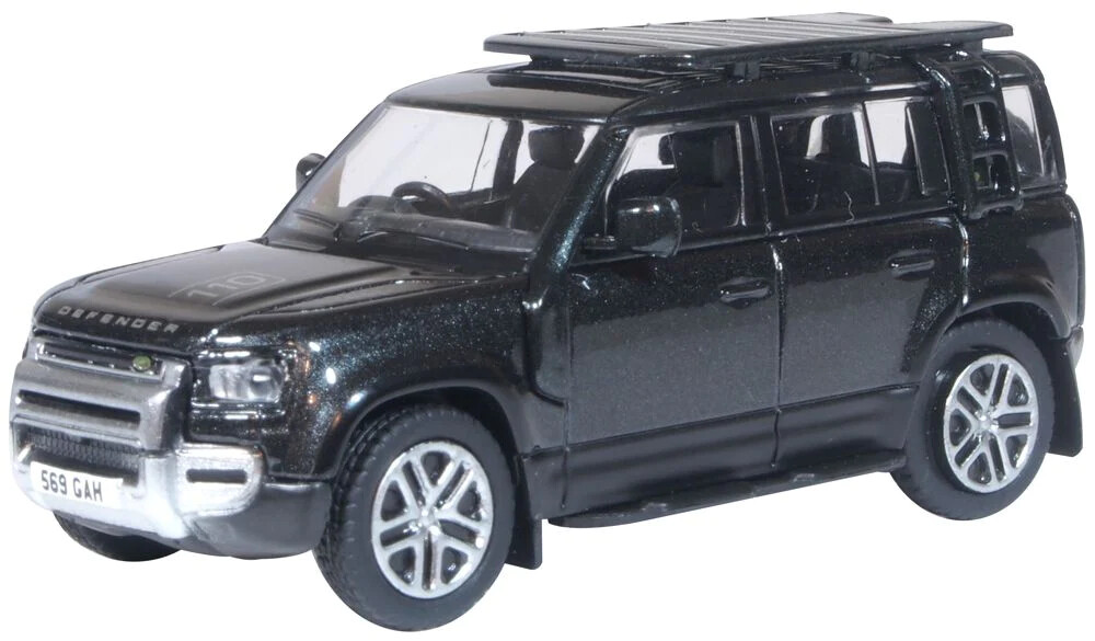 OXFORD AUTOMOBILE NEW LAND ROVER DEFENDER 110 SANTORINI BLACK 76ND110002