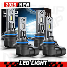 For Honda Civic 2004-2015 - 4pc 6000k Led Headlight High Low Beam Bulbs For Honda Civic 2004-2015 - 4pc 6000k Led Headlight High Low Beam Bulbs