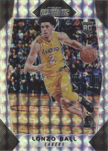 2017-18 Panini Prizm Fast Break Lonzo Ball RC Purple /75 #289 BGS