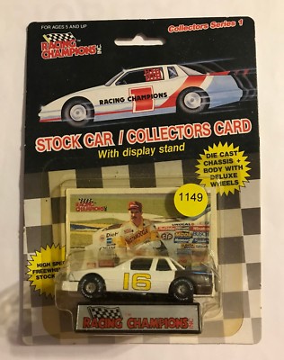 1989 FLAT BOTTOM #16 LARRY PEARSON / CHATTANOOGA CHEW RACING CHAMPION CAR  #1149