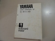 Yamaha Außenborder 25 20 9.9 8 15 6 5 4 2 PS Teilekatalog parts list 1987