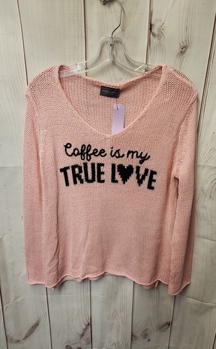 Wooden Ships Women's Size Small/Medium Pink Sweater
