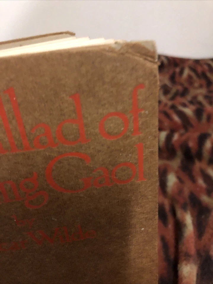 The Ballad of Reading Gaol by Oscar Wilde 1909 Edition Poetry Classic Unique - Image 3 of 4