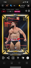 2018 Topps SLAM WWE Rusev Base Tier 8 Gold DIGITAL CARD