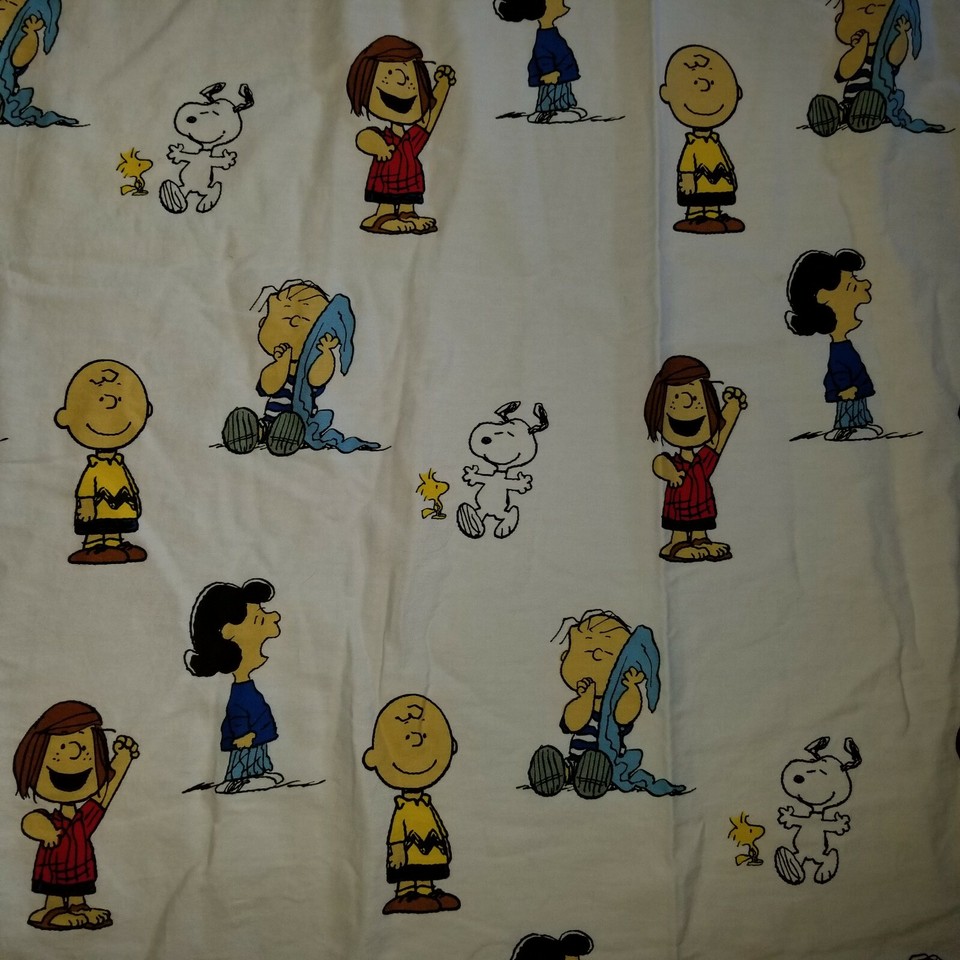 Peanuts "Snoopy/Charlie Brown & Gang" Shower Curtain eBay