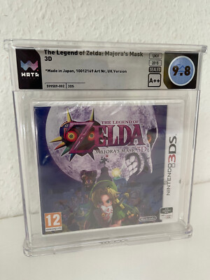 THE LEGEND OF ZELDA: MAJORA'S MASK -NINTENDO 3DS -SEALED -WATA 9.8 / A++ -NO VGA