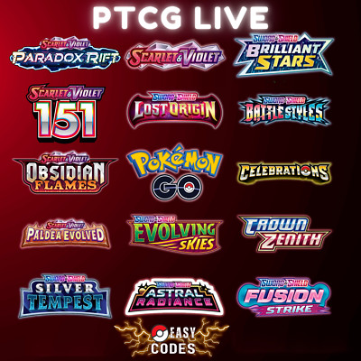 Lot De 1000 Cartes à Code Pokémon TCG En Ligne | Pour Pokémon TCG Live, Boosters, Decks Et Promos