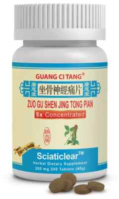 Guang Ci Tang Zuo Gu Shen Jing Tong Sciaticlear - High Potency 5 - 200 Tablets
