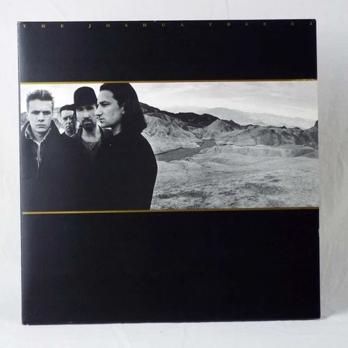 U2 The Joshua Tree (Record, 1987) 90581-1 Vinyl LP Album Gatefold w/ Poster
