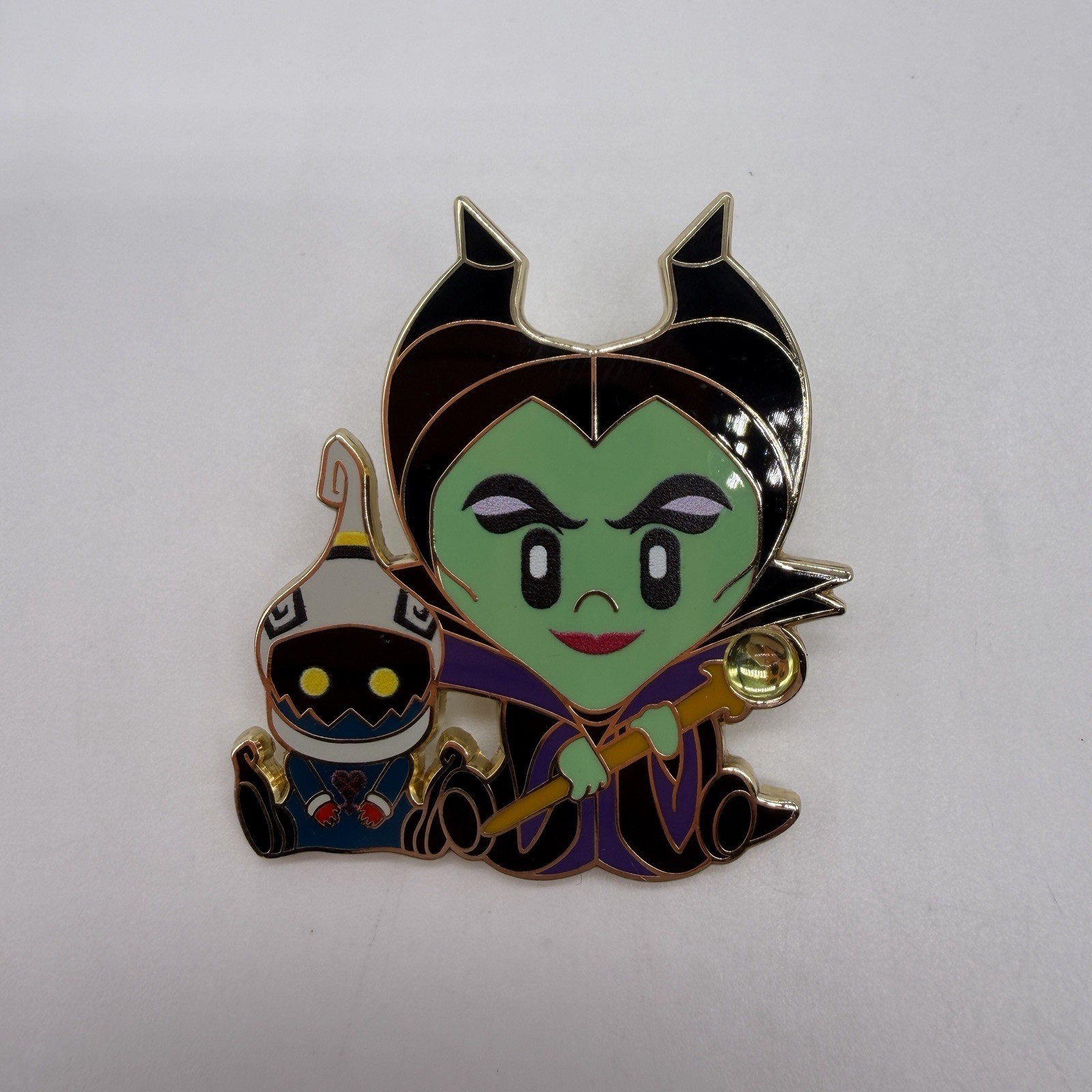 Disney D23 2026 Kingdom Hearts Adorbs Maleficent Chaser Pin LE 400 WDI