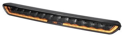 OZZ XB1 P20'' schwarze LED-Lichtleiste mit dynamischem Positionslicht weiß/gelb