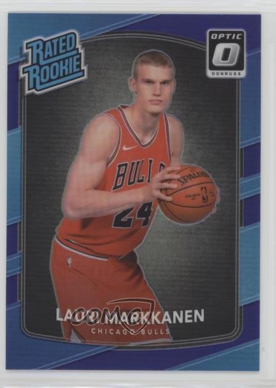 2017-18 Panini Donruss Optic Rated Rookie Purple Prizm Lauri Markkanen #159 t6p
