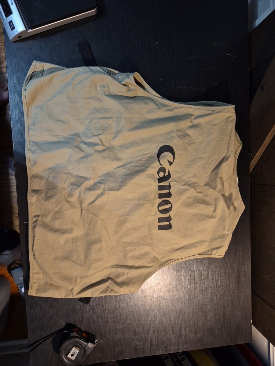 Rare! Vintage Canon Camera photography Vest Made In USA | eBay