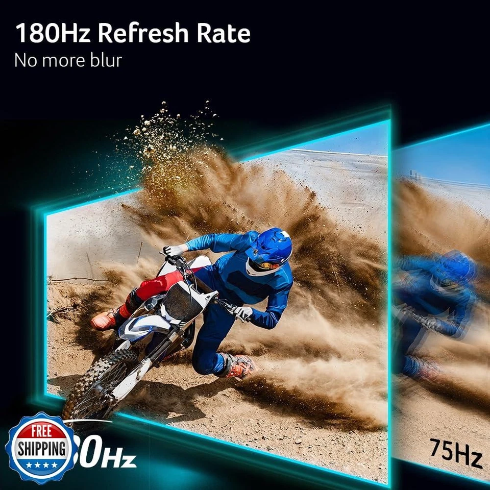 acer Nitro 24.5 Inch Full HD 1920 x 1080 Gaming Monitor | AMD FreeSync | 180H - Image 4 of 4