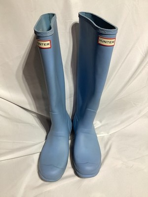 Hunter Original Tall WFT1000RMA Women's Boot US 8 Ocean Blue