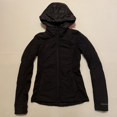 Lululemon Women's Black Another Mile Jacket - Size 2 *Embroidered