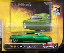 Jada 49 1949 Cadillac Dub City Old Skool Detailed Collectible Car Wrrs Green Jada 49 1949 Cadillac Dub City Old Skool Detailed Collectible Car Wrrs Green