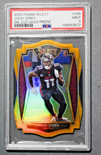 2020 Panini Select JULIO JONES Die-Cut Gold Prizm /10 PSA 9 Falcons
