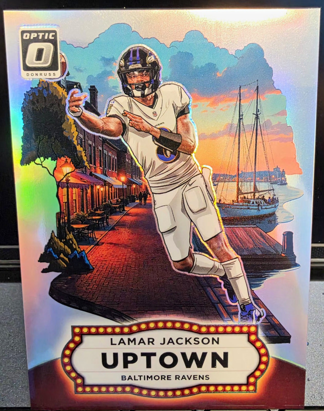 Panini Donruss Optic 2025 Lamar Jackson Ravens Uptown Insert #13 NFL