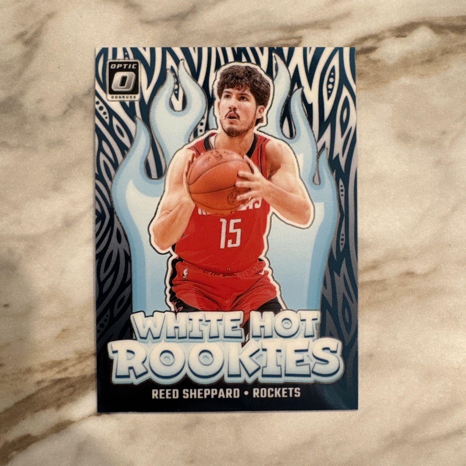 2024-25 Panini Donruss Optic Reed Sheppard RC White Hot Rookies #12