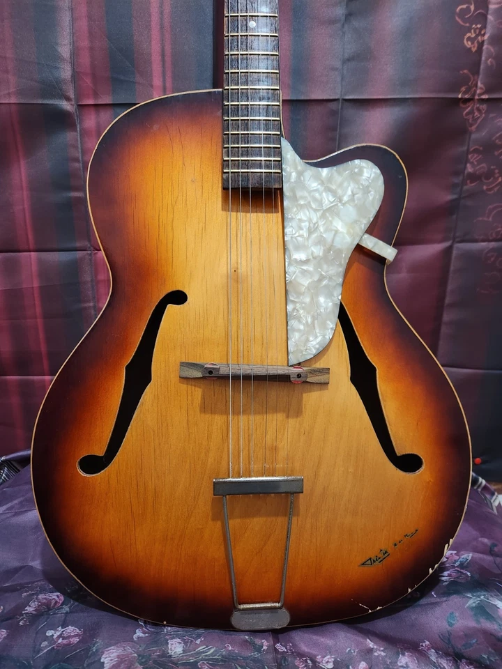 Jazzgitarre Klira Triumphator  1950- 1960er Defekt - Bild 2 von 4