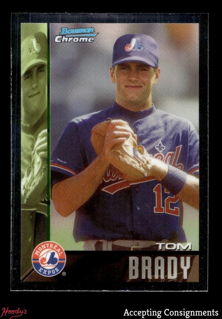 2023 Bowman Chrome Draft '95 Bowman #95BTB Tom Brady SP Expos