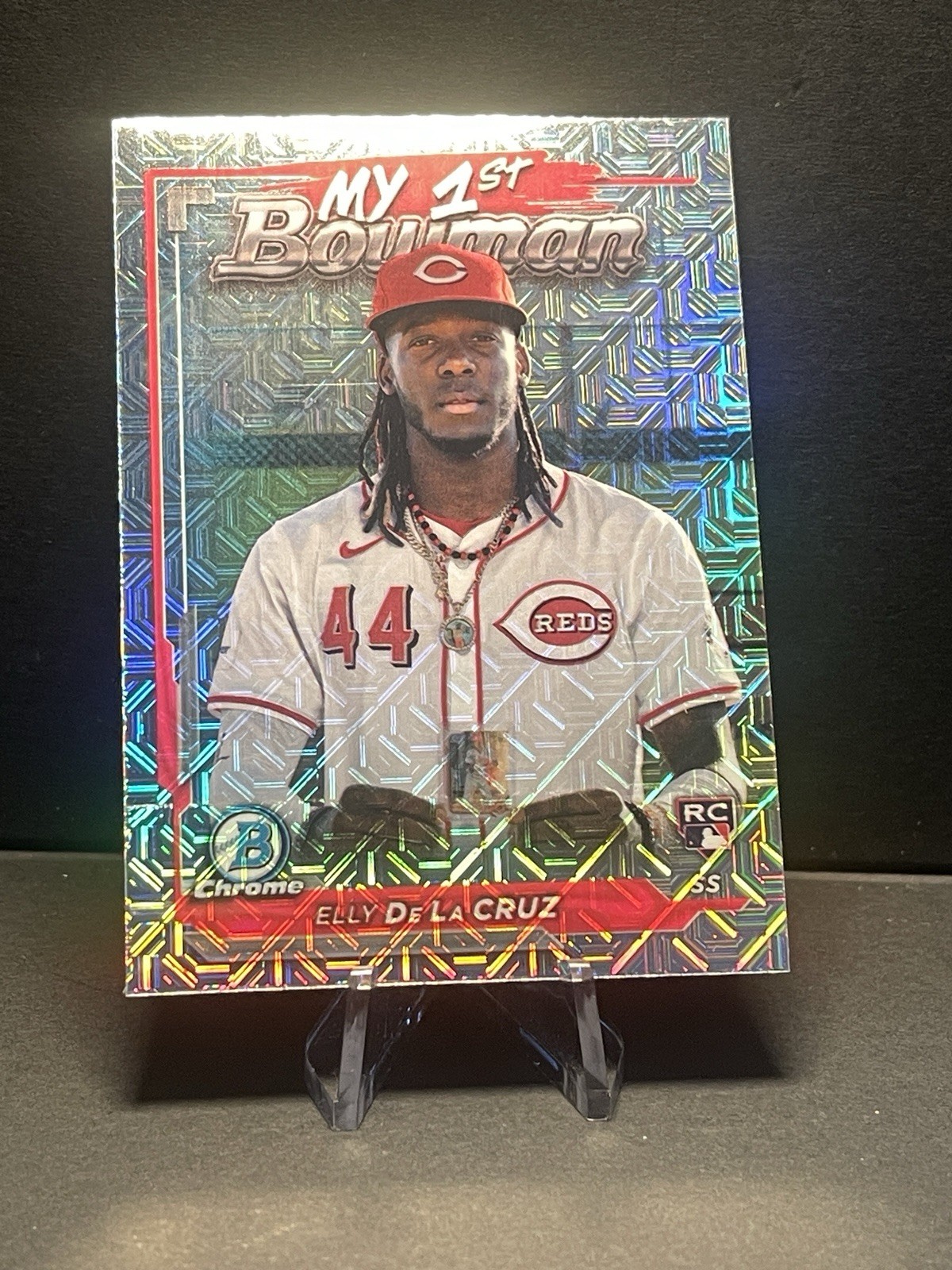 Elly De La Cruz My 1st Bowman RC 2024 Bowman Chrome #M1B-2 Mojo Refractor Reds🔥