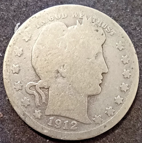 1912 25C Barber Quarter