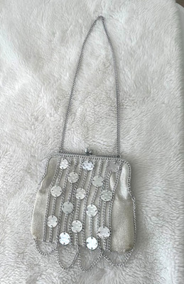 Vintage 1960 s Walborg? Chainmail Links Evening Bag Purse - DISCO