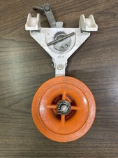 Vintage Jackson Tool Systems Orange Plastic Sheave Pulley - USA - Industrial