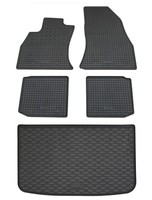Gummi FußMatten Kofferraumwanne FüR Fiat 500L 2012-2022 Gummimatten