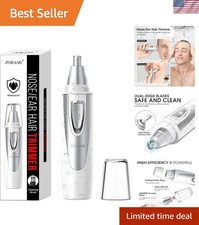 Ear and Nose Hair Trimmer Clipper - 2026 Professional Painless Eyebrow  Faci...