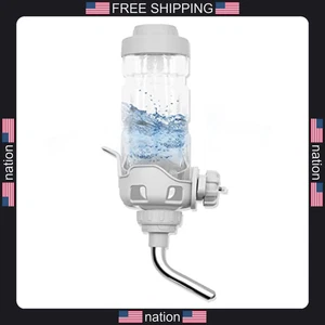 Vannon 20oz Dog Water Dispenser for Cage Auto Feeder Pet Bottle Grey