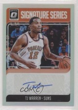 2018-19 Panini Donruss Optic Signature Series Holo Prizm TJ Warren Auto 00k7