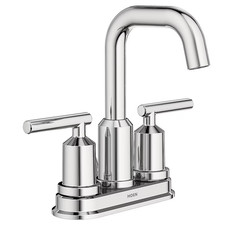 Moen Gibson 1.2 GPM Centerset Bathroom Faucet with Pop-Up Drain Assembly