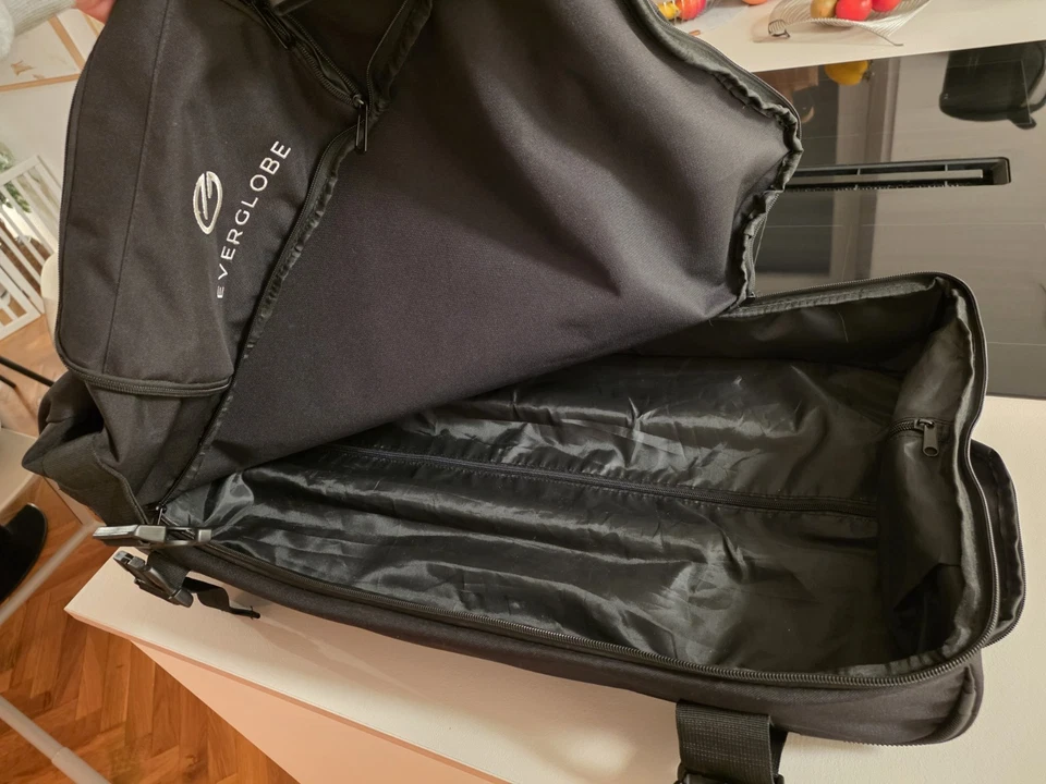 EVERGLOBE Reisetasche mit Rollen 90l Groß - 3in1 Tasche + Trolley Sporttasche - Bild 4 von 4