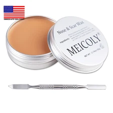 Scar Wax Kit with Spatula,Sfx Scar Makeup,Fake Nose Skin Putty Wax Makeup for Co