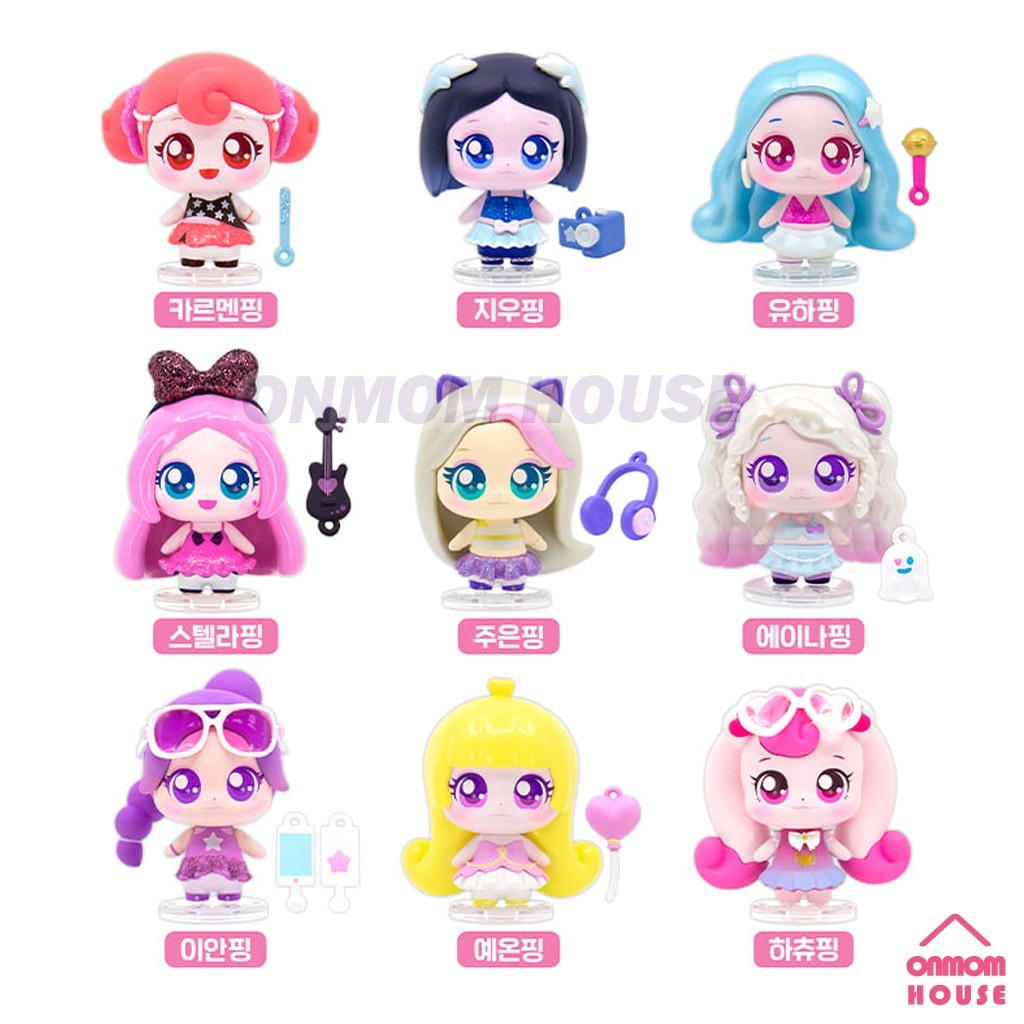 Catch Teenieping X Hearts2Hearts Random Figure Korean IDOL Goods