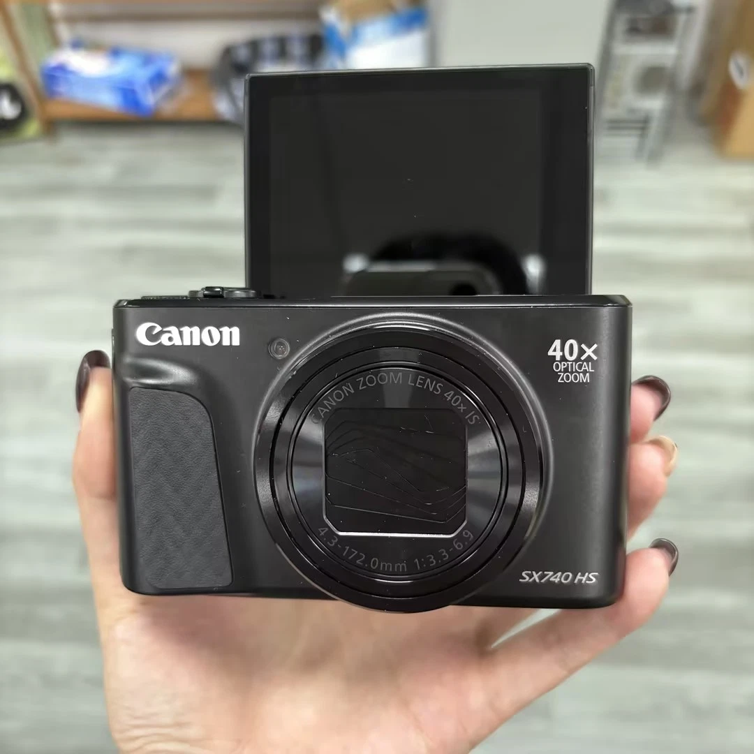 Canon PowerShot SX740 HS 20.3MP 4K Digital Camera 40x Optical Zoom Black