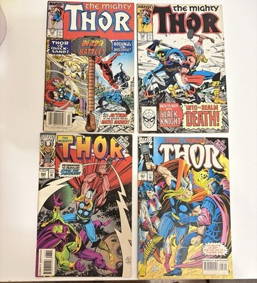 Lot Of 4 The Mighty Thor Issues 393,396,466,467 Daredevil 