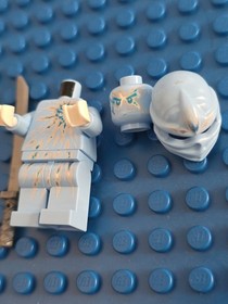 LEGO&reg; Ninjago NRG Zane Minifigure 9590 Cracked Torso Njo0069 Genuine Authentic 