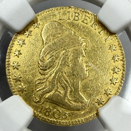 1805 Capped Bust Quarter Eagle — photo from the most recent tracked eBay sale