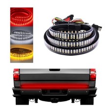 Yourkar Tailgate Light Bar, 47 Inch Row LED Tailgate Light Bar, LED 47" Triple