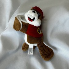 Buc-ees Beaver Mascot Plush w/ T-Shirt Stuffed Animal Toy Slap Bracelet Plush 6  