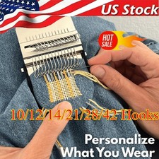 Knitting  Darning Kit for Beginners Portable Patch Maker Repair  DIY Craft JQ