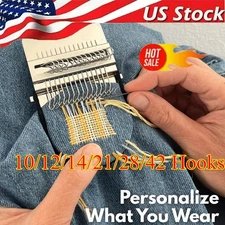 Knitting & Darning Kit for Beginners Portable Patch Maker Repair & DIY Craft JQ