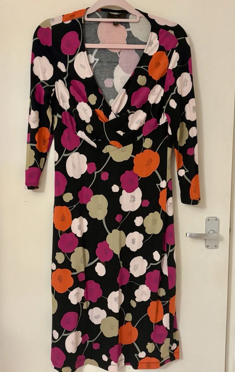 Fenn Wright Manson Robe Noire en soie, neuve. FR 44, UK 16