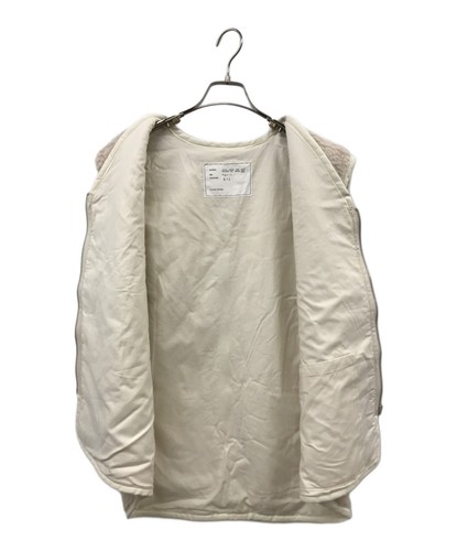 CAMIEL FORTGENS Zip Best Wool Fleese Size: S Men Ivory - Picture 3 of 6