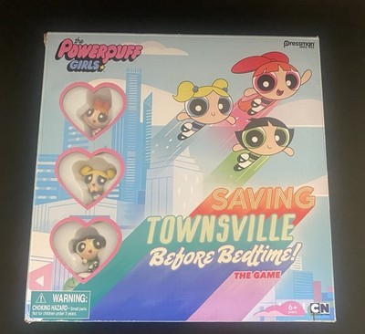PowerPuff Girls  Saving Townsville Before Bedtime   Complete Board Game